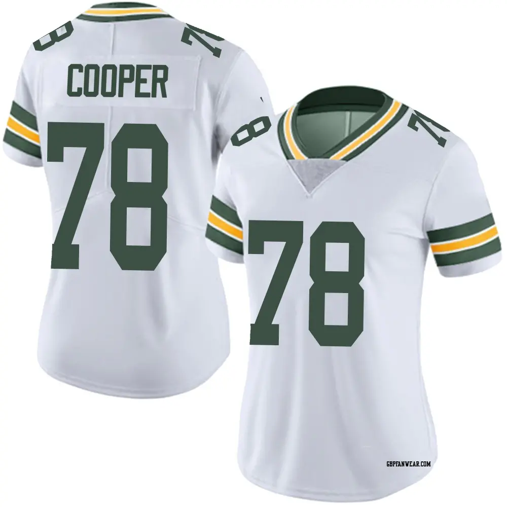 Limited White Women's Dalton Cooper Green Bay Packers Vapor Untouchable Jersey